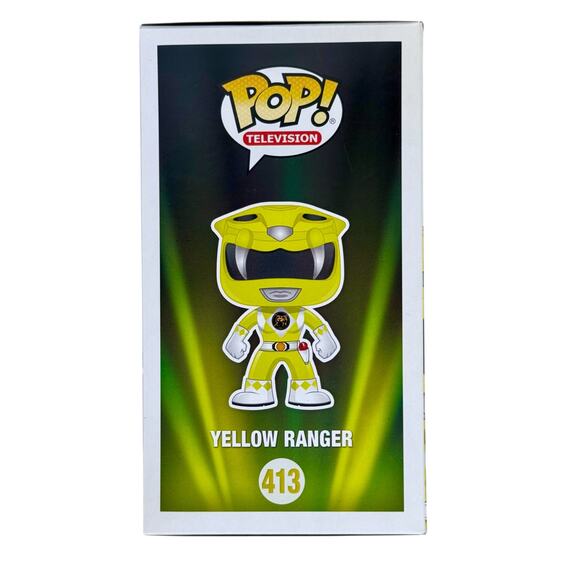 Funko Pop Unopened Yellow Ranger 413 Mighty Morphin' Power Rangers Exclusive - Picture 4 of 9
